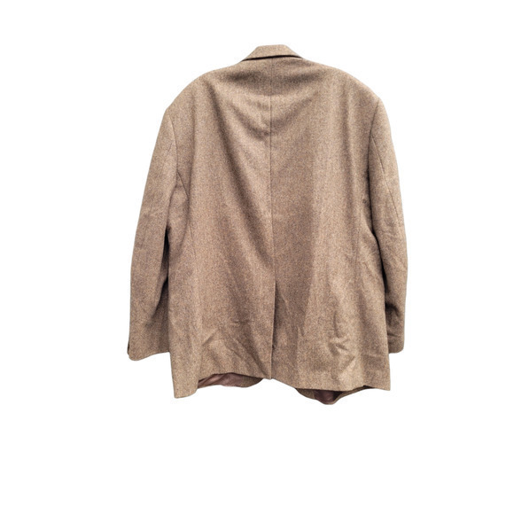 Men's Chereskin Brown Camel Hair Blend 2 Button Blazer Jacket Made in Italy - Picture 3 of 11